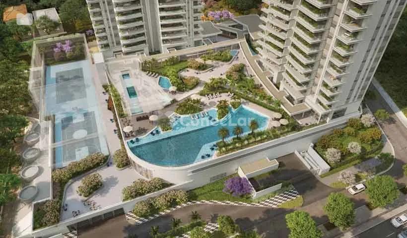 Área de lazer 6 de Lindenberg Ibirapuera, projeto irreplicável Eztec em São Paulo