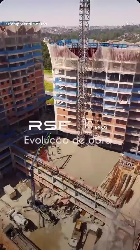Evolução obra Breeze Barueri
