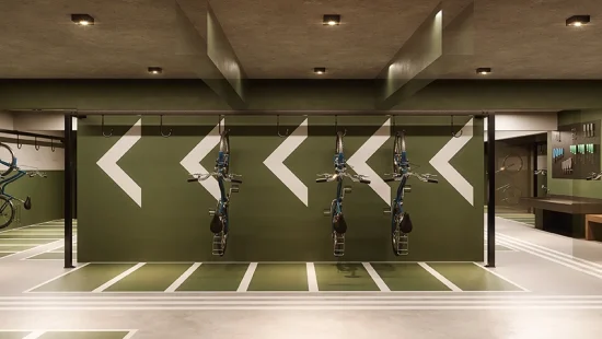 Bicicletário - Imagem Meramente Ilustrativa