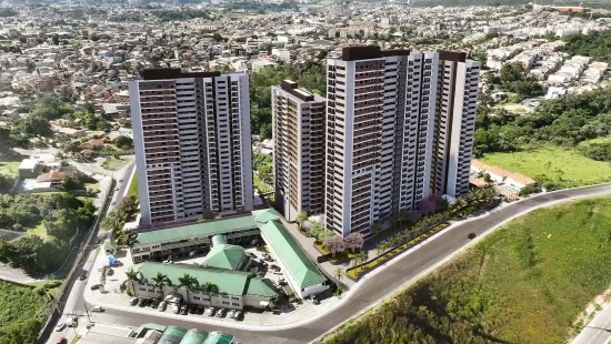 Foto Aérea da Região Fotomontagem do Empreendimento - Imagem Meramente Ilustrativa