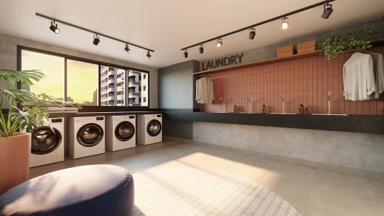 Lavanderia - Imagem Meramente Ilustrativa