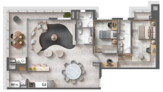 ampliado 122M² • 2 vagas